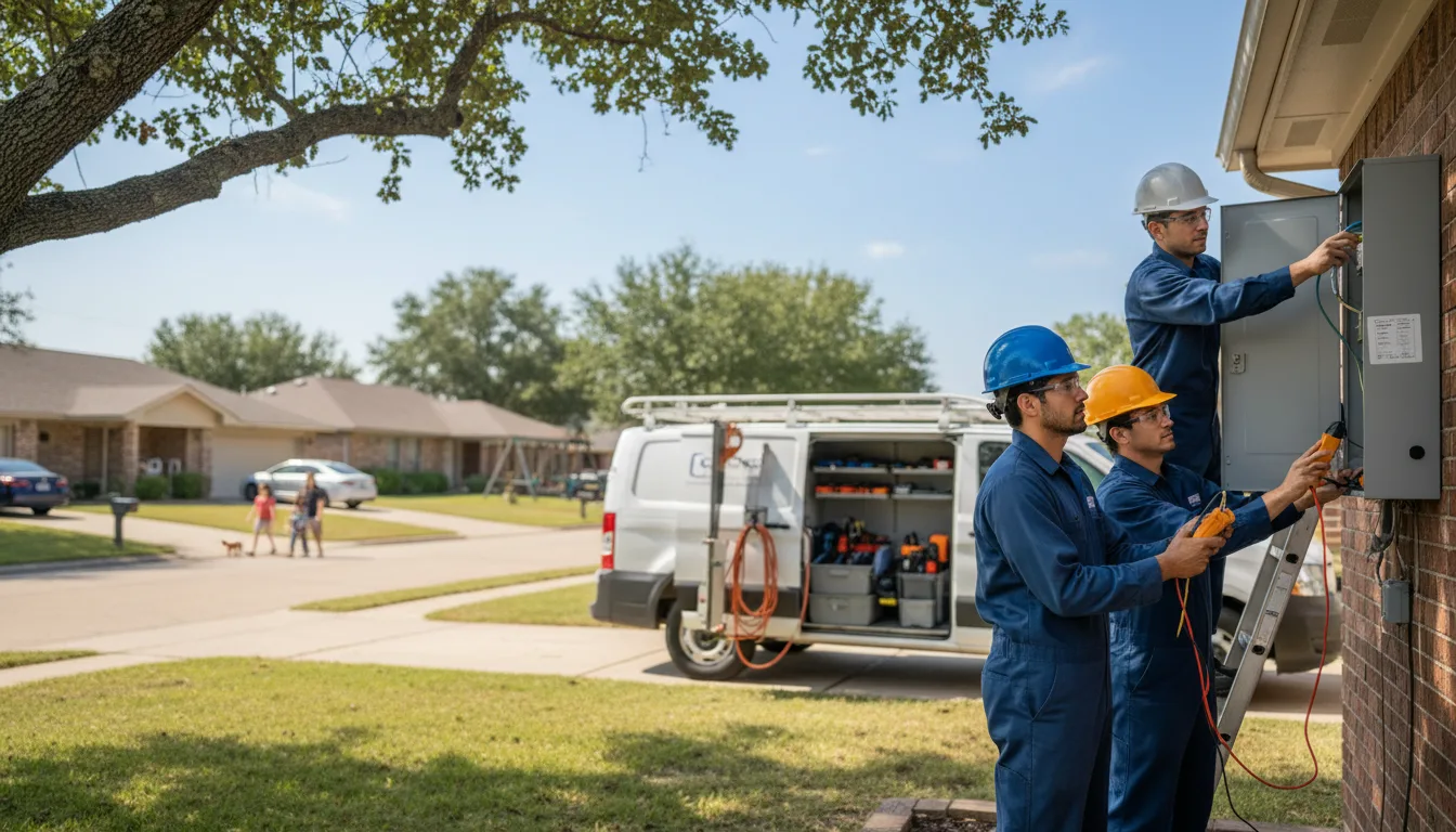 Certified electrician providing emergency electrical services in Badger, MN